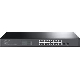 Switch TP-LINK JetStream TL-SG2218P, 16 porturi, PoE+, Black