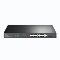 Switch TP-LINK TL-SG1218MP, 18 porturi, PoE+, Black