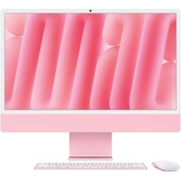All-In-One Apple iMac 4.5K Retina (2024) AIO MWV53RO/A, Apple M4 Deca Core, 24inch, RAM 16GB, SSD 512GB, Apple M4 10 core, macOS Sequoia, INT KB, Pink