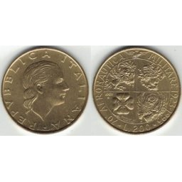 Italia 1993 - 200 lire, circulata - comemorativa