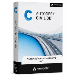 Autodesk Civil 3D , Licenta pentru 1 Utilizator , Valabilitate 1 an