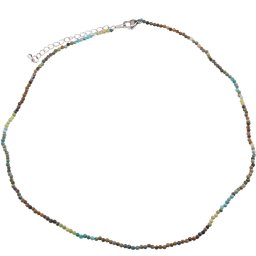 Colier Turcoaz natural sfere microfatetate 2mm