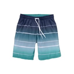 BENCH Pantaloni scurți apă bleumarin / turcoaz / albastru porumbel / alb