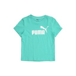 PUMA Tricou 'ESS No. 1' turcoaz / alb
