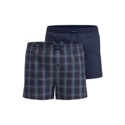 TOM TAILOR Boxeri albastru / bleumarin / roşu închis / alb