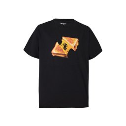 Carhartt WIP Tricou maro coniac / galben miere / negru
