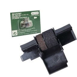 Calculator de birou Banda cu cerneala, pentru calculator cu banda SHARP EL-1750V - negru/rosu