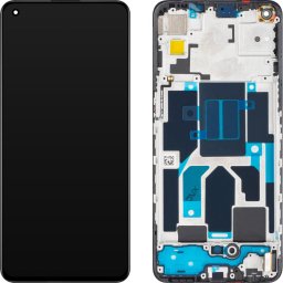 Piese si componente Display cu Touchscreen OnePlus Nord CE 5G, cu Rama, Negru (Charkoal Ink), Service Pack 2011100302