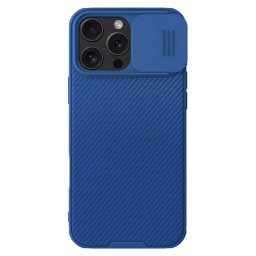 Husa Husa pentru iPhone 16 Pro Max - Nillkin CamShield Pro Magnetic - Blue