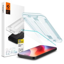 Folie pentru iPhone 16 Pro Max - Spigen Glas.tR EZ FIT - Clear