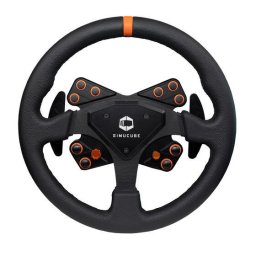 Volan Rotund 320 mm Wireless Negru-Portocaliu