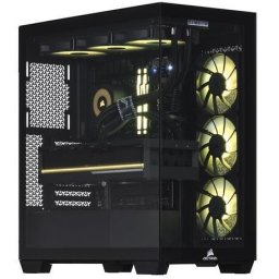Sistem desktop brand Actina 5901443412229 PC AMD Ryzen™ 7 9800X3D 64 GB DDR5-SDRAM 2 TB SSD NVIDIA GeForce RTX 5090 Midi Tower Black