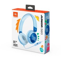 JR320 cu fir On-Ear Headphones pentru copii Alb-Albastru