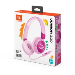 JR320 cu fir On-Ear pentru copii Alb-Mov