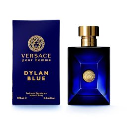 Deodorant spray bărbătesc Versace Versace Pour Homme Dylan Blue perfumed 100ml – protecție de lungă durată, 100 ml