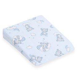 Pillow-cushion cover for stroller New Baby BASIC 30x37 cm blue