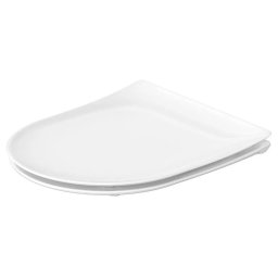Capac wc Duravit, S&c Soleil by Starck compact white removable,hinges sst,w.soft closure, soft close, set fixare inclus, design slim, alb