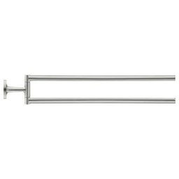 Bara prosop Duravit, Towel holder Starck T two swivell. arms, brushed stainless steel, montare pe perete, pivotanta, 2 brate, crom mat