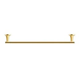 Bara prosop Duravit, Towel holder 600 mm Starck T polished gold, montare pe perete, 610mm, auriu lucios