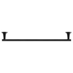 Bara prosop Duravit, Towel holder 600 mm Starck T black matt, montare pe perete, 610mm, negru mat