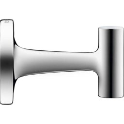 Agatatoare prosop Duravit, Towel hook Starck T, chrome, montare pe perete, fixare ascunsa, crom