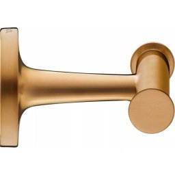 Agatatoare prosop Duravit, Towel hook double Starck T, dublu, montare pe perete, fixare ascunsa, bronz mat