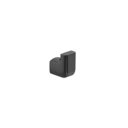 Agatatoare prosop Roca, Gama Tempo, montare pe perete, metalic, brushed titanium black, negru mat