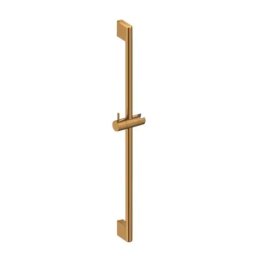 Bara de dus Duravit, Shower rail 900mm, 900mm, suport para dus ajustabil, bronz mat