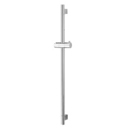 Bara de dus Duravit, Shower rail 800mm chrome/white, 810mm, suport para de dus ajustabila, crom
