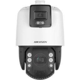 Camera IP PTZ Hikvision TandemVu 6+4MP AcuSense 25x IR 200m lumina alba 30m Hi-PoE IP66 microSD DS-2SE7C425MWG-EB-26
