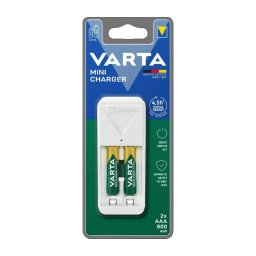 Varta 57656201421 - Încărcător de baterii 2xAA/AAA 800 mAh 230V