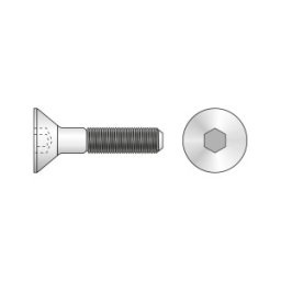 Set 250 x Surub Cap Inecat Locas Inbus 7991 Otel Gr.10.9-M6 X 10