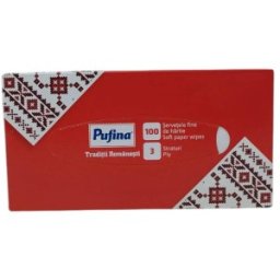 Servetele Faciale Pufina, 100 Bucati, 3 Straturi