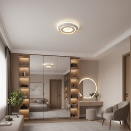 Lustra LED ROUE 27W, 20 cm, lumina calda/neutra/rece, alb