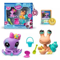 Littlest Pet Shop: Set de joacă pentru perechi, generația 7, seria 3 - #154 și #155