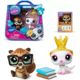 Littlest PetShop: Set figurine – 2 buc., seria 5 – Books & Bling