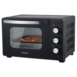 Cuptor electric Esperanza EKO008N, 1280W, 20 l, 100-230C, Timer 60 min, Negru