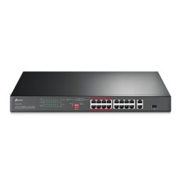 Switch TP-LINK TL-SL1218P, 16 porturi, PoE+, Black