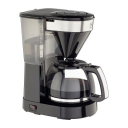 Cafetiera Melitta Easy II Top, filter machine - Negru 1050 W 1.25 litri 10-15 cesti