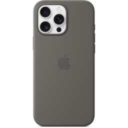 Husa Silicone Case with MagSafe pentru iPhone 16 Pro Max, Stone Gray
