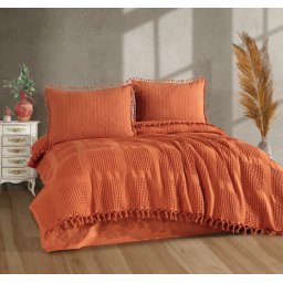 Set Cuvertura Velda V3 Pique Clasy, 4 Piese, Cuvertura Gofrata cu Ciucuri