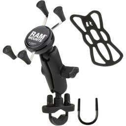 Suport telefon gps universal, Ram Mounts, X-Grip, U-Bolt, pentru ATV UTV, culoare negru