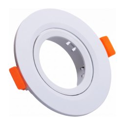 Ramă pentru spot încastrat GU10, Ø 9 cm, alb