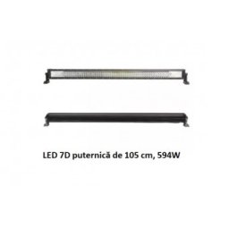 Ledbar LED 7D puternică de 105 cm, 594W