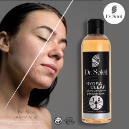 Loțiune purificatoare pentru ten acneic Hydra Clear Dr. Soleil, 200 ml