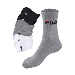 FILA Șosete gri amestecat / negru / alb