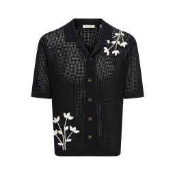 Only & Sons Geacă tricotată 'ONSTEGAN' negru / alb