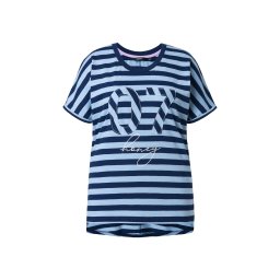 Ulla Popken Tricou albastru deschis / albastru închis