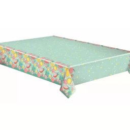 Față de masă de hârtie cu model fructe exotice - 120 x 180 cm