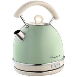 Fierbator Cana electrica Ariete, Vintage 2877, 1.7 l, 2000 W, Crem / Verde